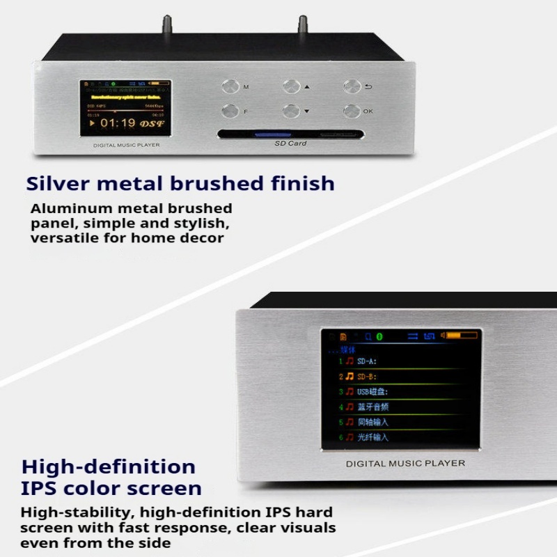 Audio Without Music - Desktop Lossless Audio DAC Player Bluetooth