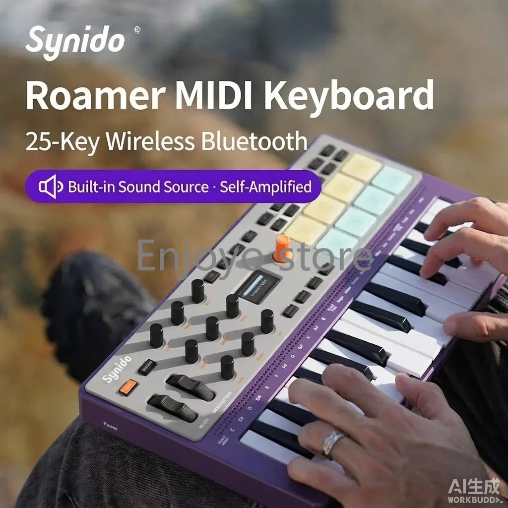 Synido TempoKEY W25 Play Wirel - Midi Controller Pad review and price