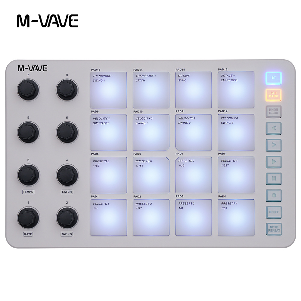 M-Vave Smc-Pad Wireless Midi P - Midi Controller Pad review and price