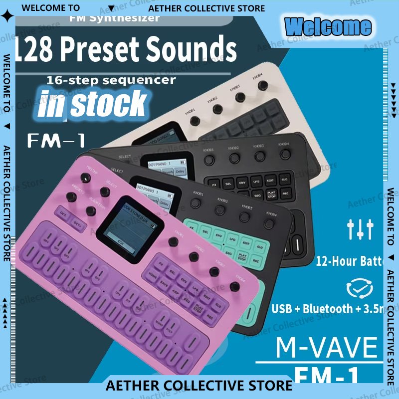 M-Vave Fm-1 Pocket FM Synthesi - Midi Controller Pad review and price