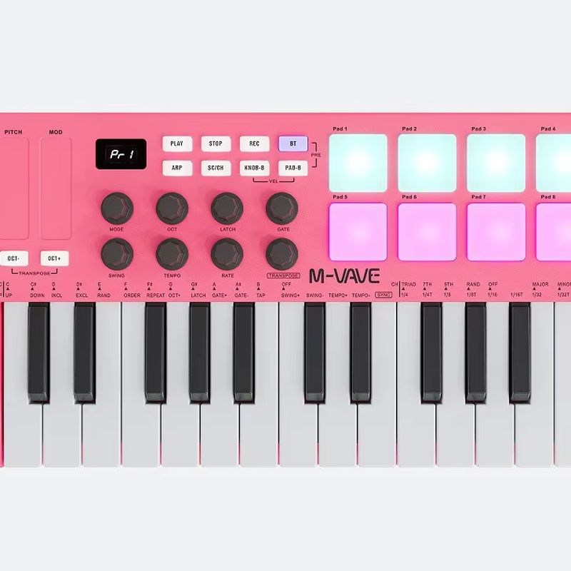 M Vave Smk 25 Portable Midi Ke - Midi Controller Pad review and price