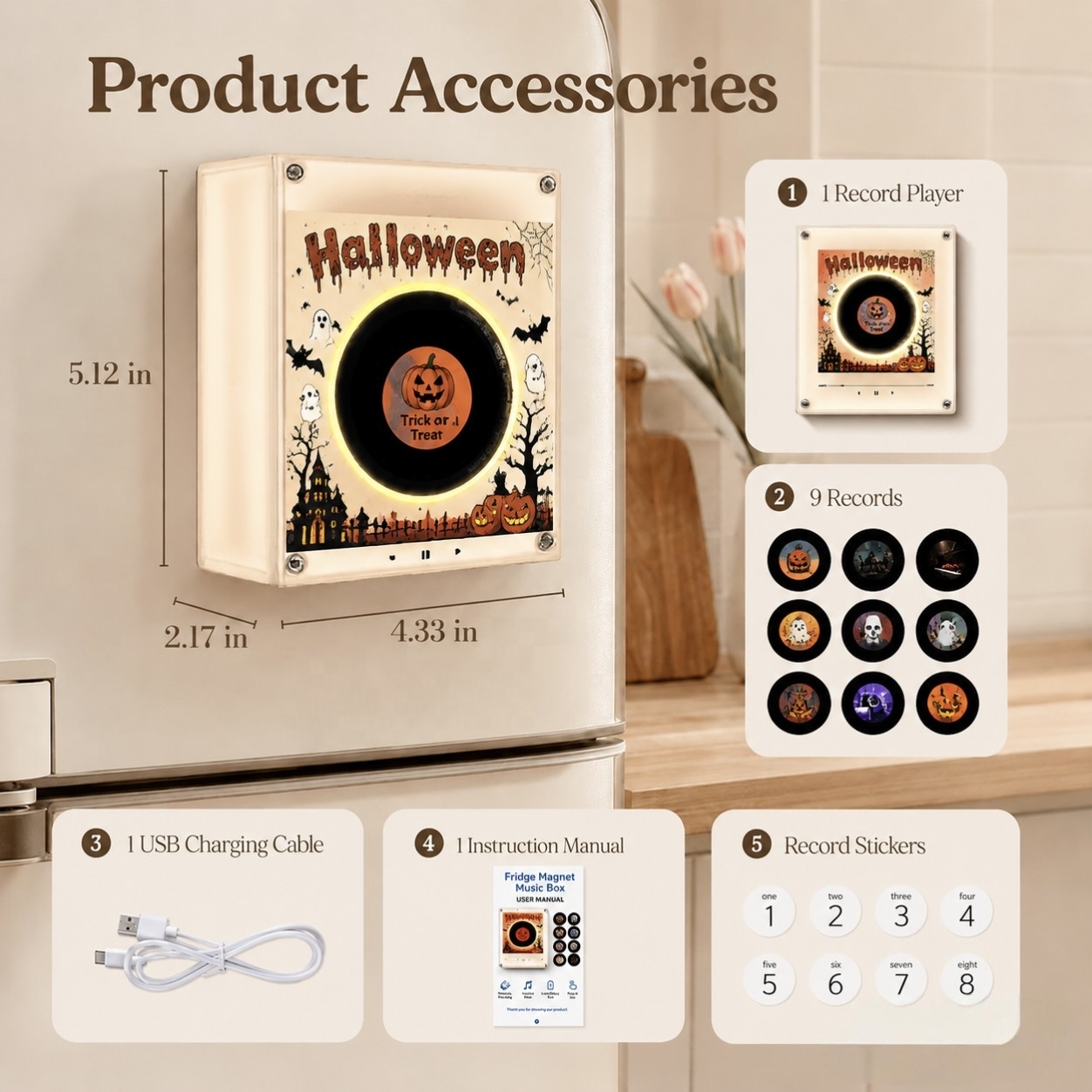 Wholesale Custom Halloween Rot - Audio Music Image review and price